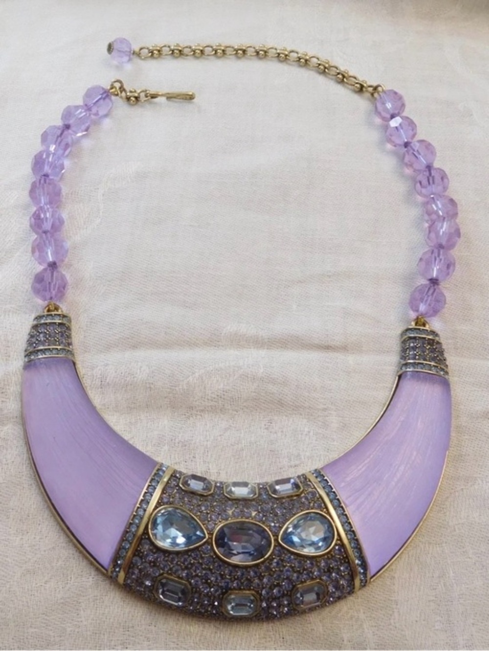 Heidi Daus Swarovski crystal necklace excellent condition